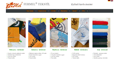 Desktop Screenshot of fermel-towels.com